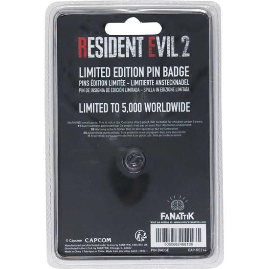 Resident Evil: Resident Evil 2 XL Premium Pin Badge 25th Anniversary Limited Edition