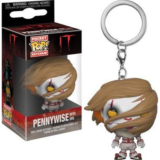 IT: Pennywise with Wig POP! Vinyl Nøglering