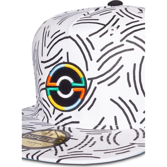 Pokémon: Pokeball white Snapback Cap