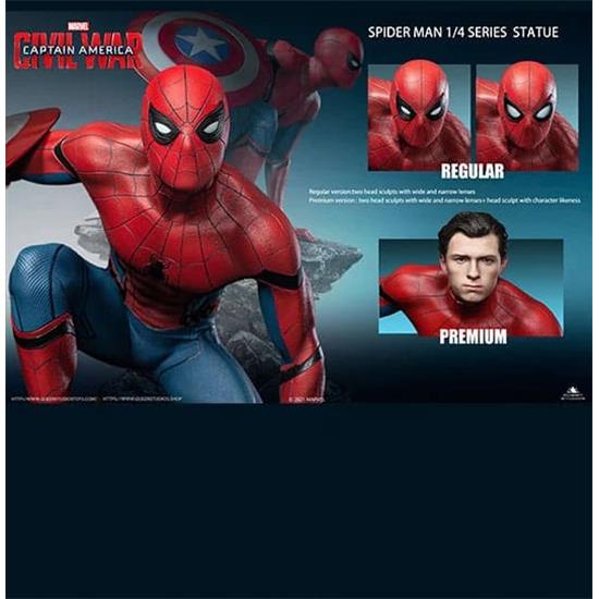 Captain America: Spider-Man (Captain America Civil War) Premium Version  1/4 Statue 40 cm
