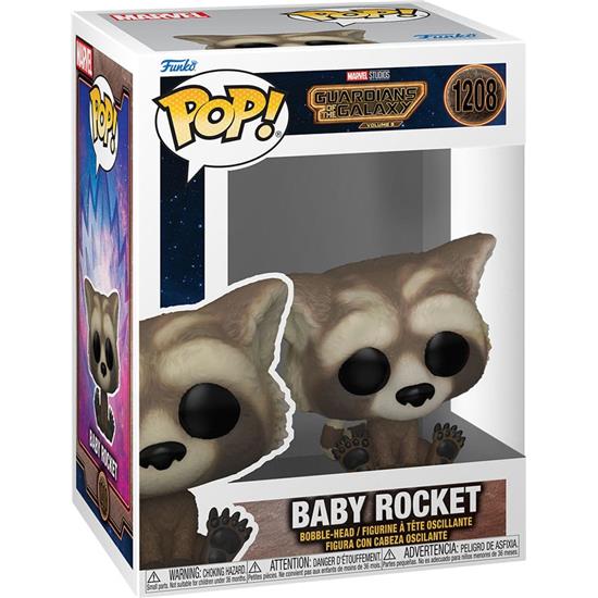 Guardians of the Galaxy: Baby Rocket POP! Movies Vinyl Figur (#1208)
