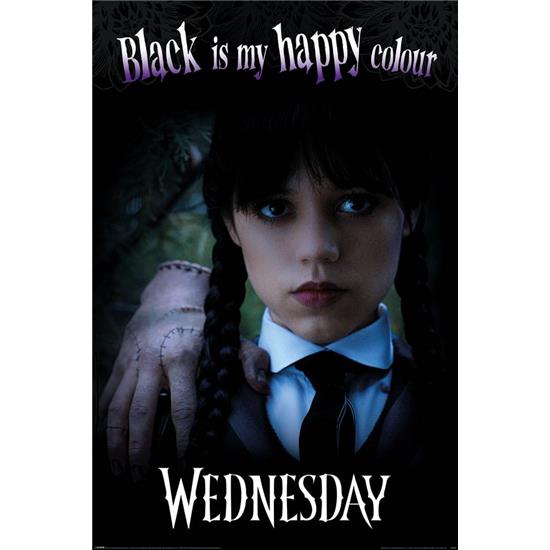 Wednesday: Black is My Happy Colour Plakat