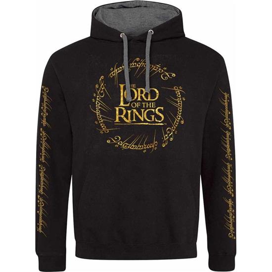 Lord Of The Rings: Gold Foil Logo Hooded Sweater