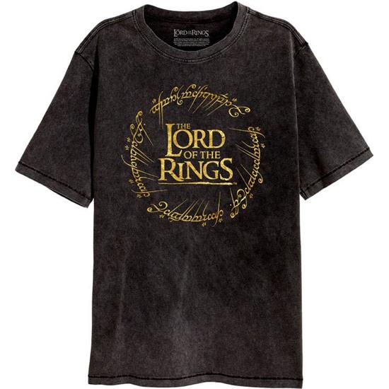 Lord Of The Rings: Gold Foil Logo T-Shirt