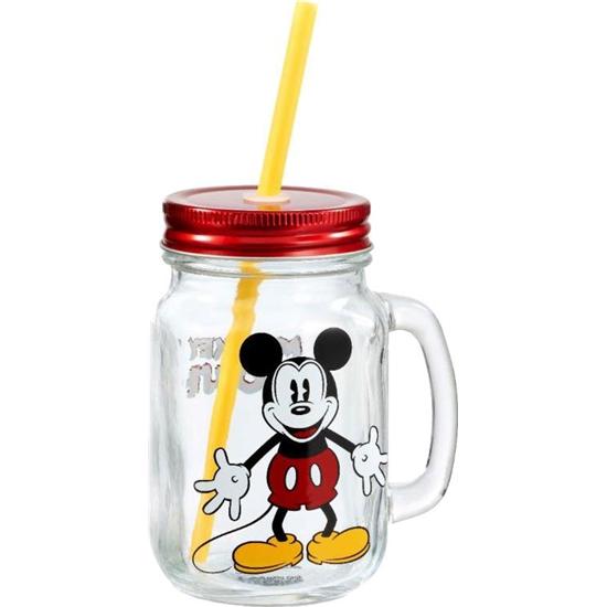Disney: Disney Mason Jar Glass Mickey
