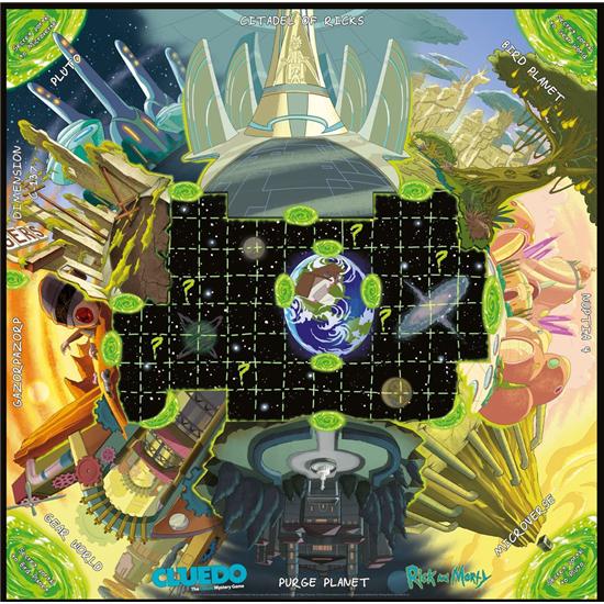 Rick and Morty: Rick and Morty Board Game Clue Back in Blackout *English Version*