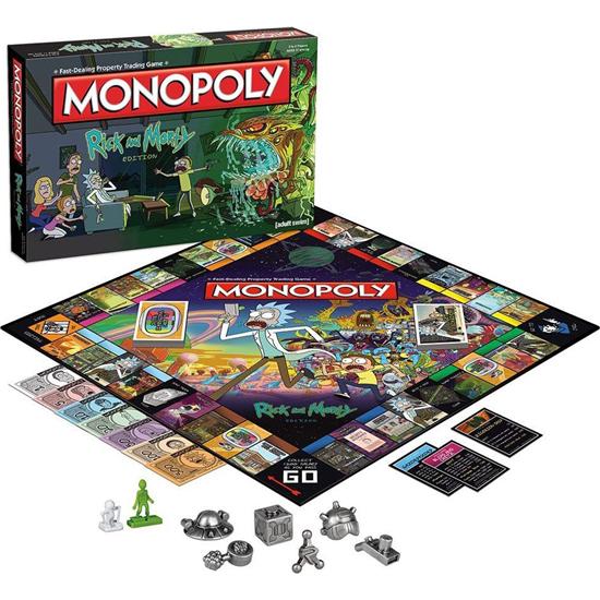 Rick and Morty: Rick and Morty Board Game Monopoly *English Version*
