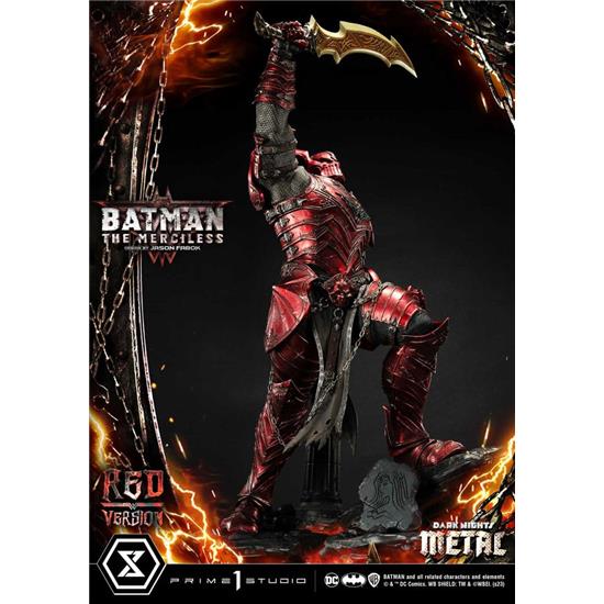 DC Comics: Dark Nights: The Mericless Red Version Statue 1/3 111 cm