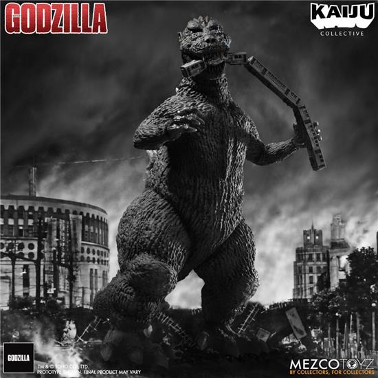 Godzilla: Godzilla (1954) Kaiju Collective Action Figure Black & White Edition 20 cm