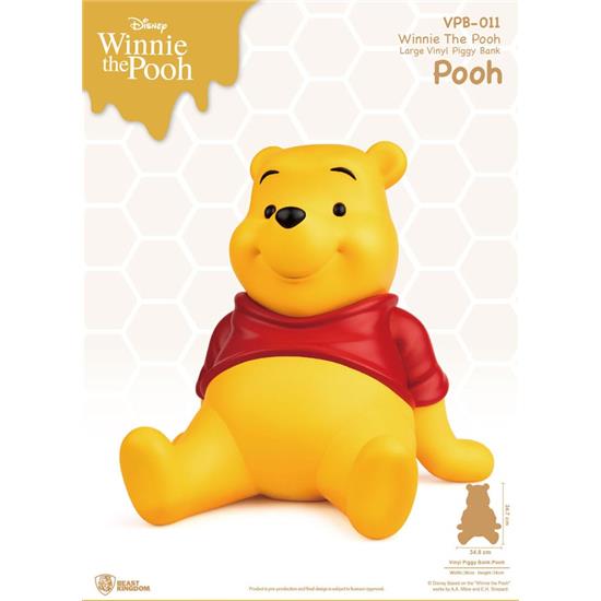 Peter Plys: Winnie The Pooh Vinyl Sparegris 35 cm