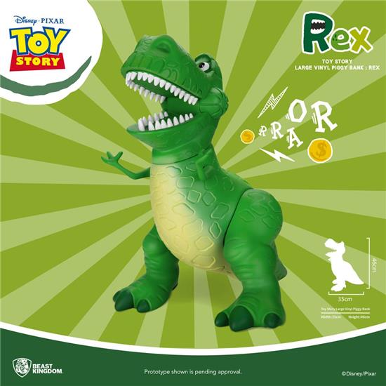 Toy Story: Rex Vinyl Sparegris 46 cm