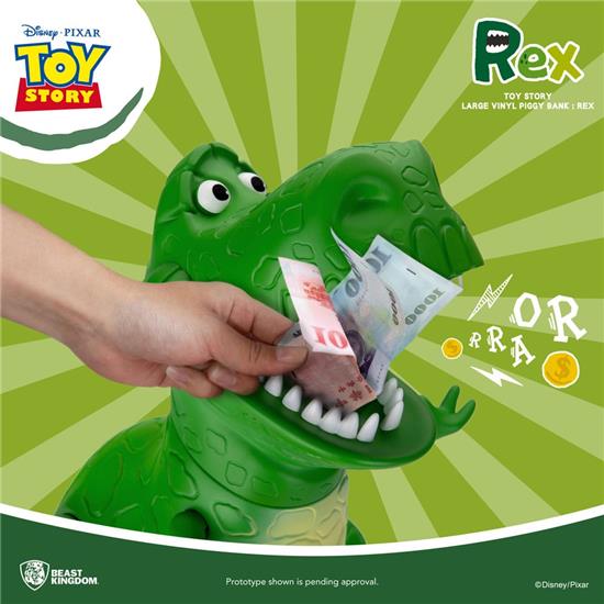 Toy Story: Rex Vinyl Sparegris 46 cm