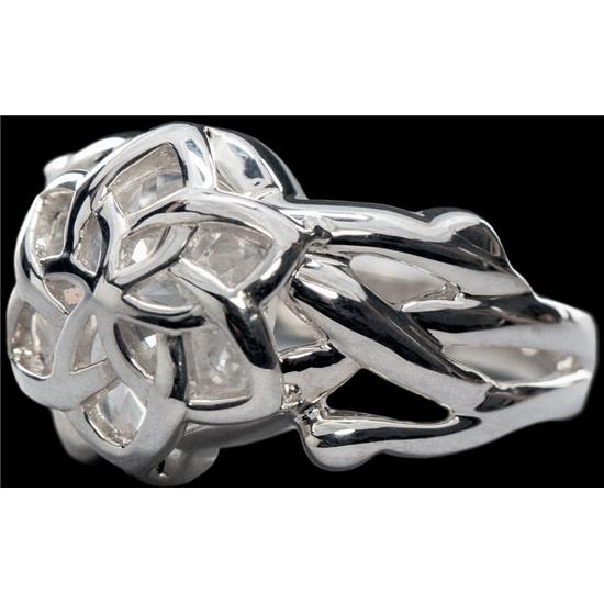 Lord Of The Rings: Nenya - The Ring of Galadriel (Sterling Silver) Size 7.25