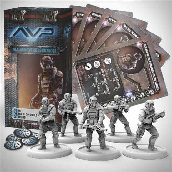 Predator: AvP Tabletop Game The Hunt Begins Expansion Pack Weyland Yutani Commandos