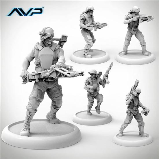 Predator: AvP Tabletop Game The Hunt Begins Expansion Pack USCM Marines