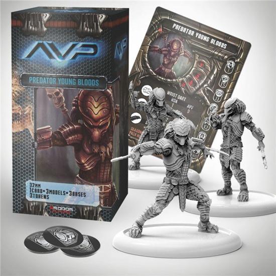 Predator: AvP Tabletop Game The Hunt Begins Expansion Pack Predator Young Bloods