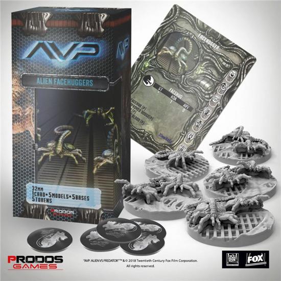 Predator: AvP Tabletop Game The Hunt Begins Expansion Pack Facehuggers