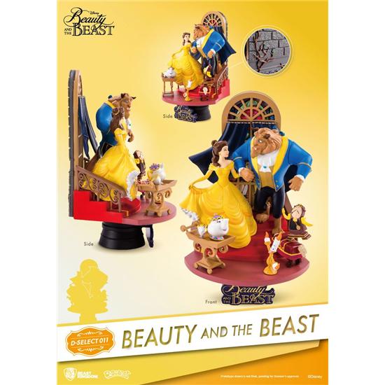Skønheden og Udyret: Beauty and the Beast D-Select PVC Diorama 15 cm