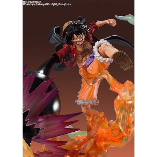 Manga & Anime: Luffy Red Roc (Extra Battle) FiguartsZERO Statue 45 cm
