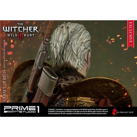 Witcher: Witcher 3 Wild Hunt Statue 1/4 Geralt of Rivia Skellige Undvik Armor Exclusive 58 cm