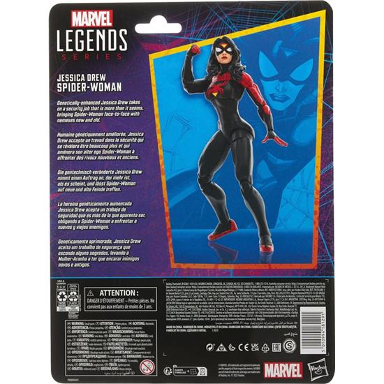 Spider-Man: Jessica Drew Spider-Woman Marvel Legends Retro Collection Action Figure 15 cm