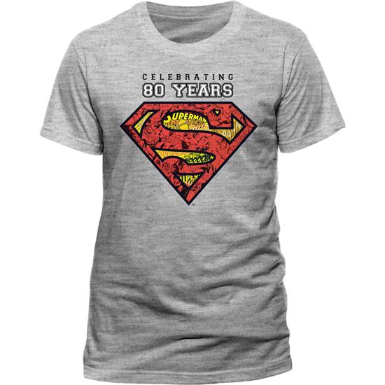 Superman: Superman T-Shirt Celebrating 80 Years