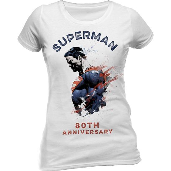 Superman: Superman Ladies T-Shirt 80th Anniversary
