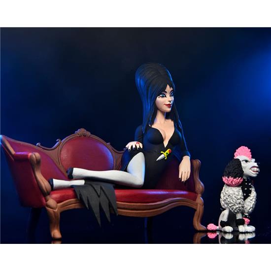 Elvira: Elvira on Couch Toony Terrors  Figure 15 cm