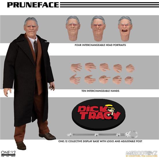 Dick Tracy: Pruneface Action Figure 1/12 17 cm
