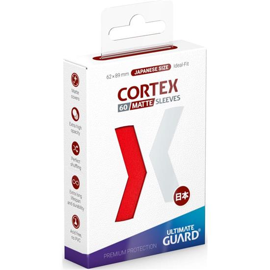 Diverse: Cortex Sleeves Japanese Size Matte Red (60)