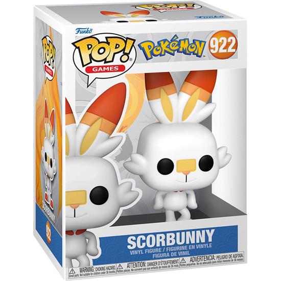 Pokémon: Scorbunny POP! Games Vinyl Figur (#922)