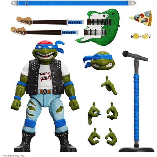 Ninja Turtles: Classic Rocker Leo Ultimates Action Figure 18 cm