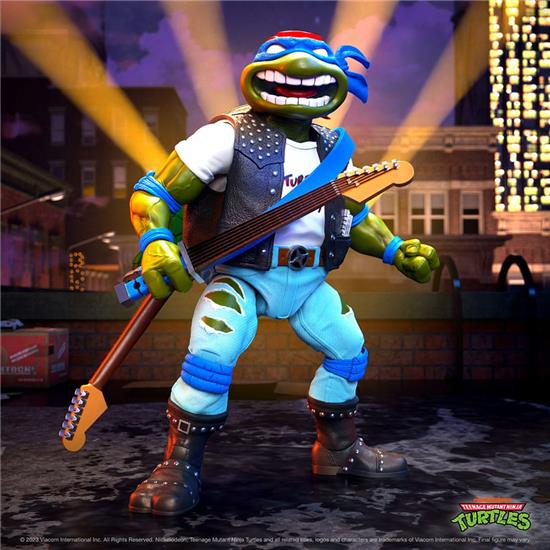 Ninja Turtles: Classic Rocker Leo Ultimates Action Figure 18 cm
