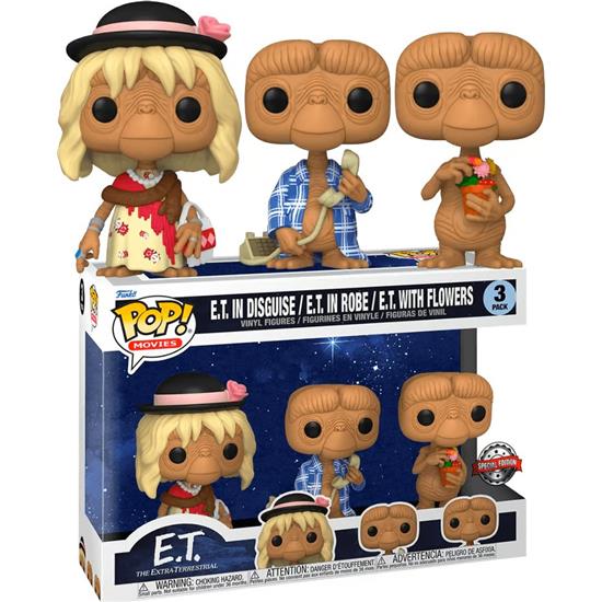 E.T.: E.T. 3-Pak POP! Movies Exclusive Vinyl Figur