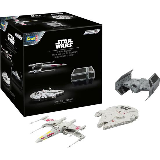 Star Wars: Millennium Falcon, X-Wing Fighter, Darth Vader