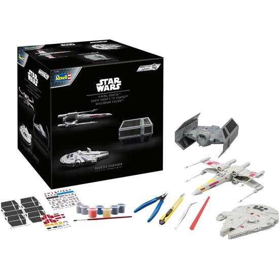 Star Wars: Millennium Falcon, X-Wing Fighter, Darth Vader