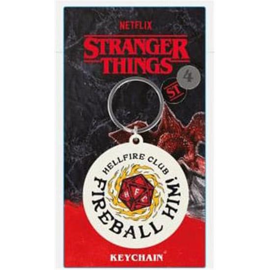 Stranger Things: Fireball Him Gummi Nøglering 6 cm