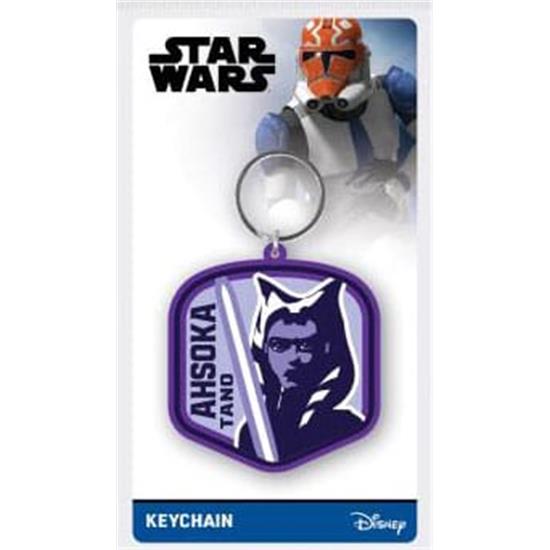 Star Wars: Ahsoka Tano Gummi Nøglering 6 cm