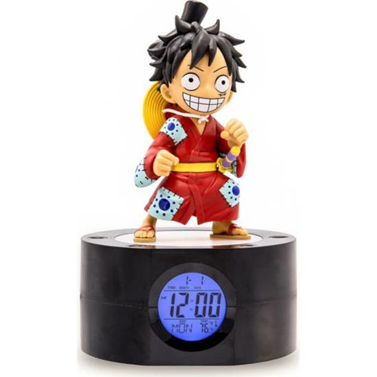 One Piece: Ruffy Vække ur med lys 18 cm
