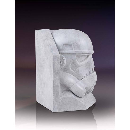 Star Wars: Star Wars Stonework Faux Marble Bookend Stormtrooper 18 cm