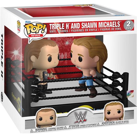 Wrestling: Triple H vs Michaels POP! WWE Moments Vinyl Figursæt 2-Pak