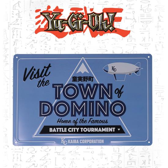 Yu-Gi-Oh: Domino Town Tin Skilt