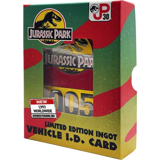 Jurassic Park & World: Jeep 30th Anniversary Metal Card Limited Edition