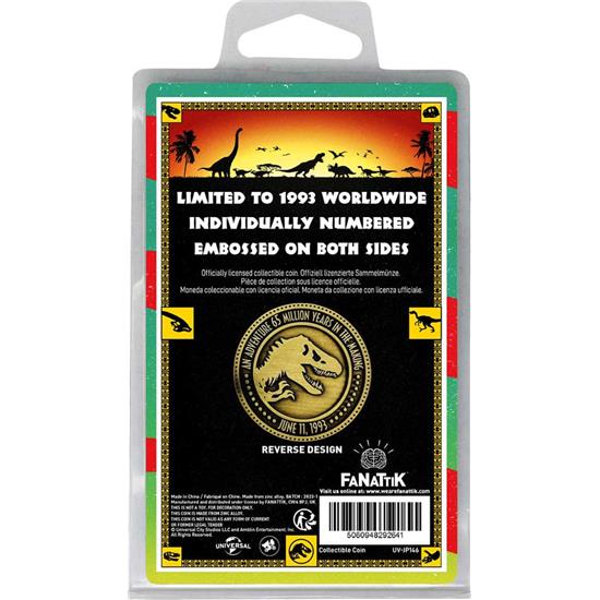 Jurassic Park & World: Jurassic Park 30th Anniversary Collectable Coin Limited Edition