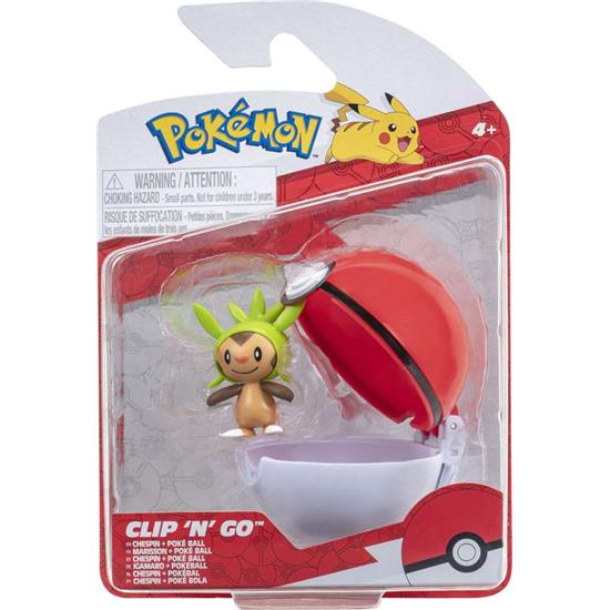 Pokémon: Chespin & Poké Ball Clip