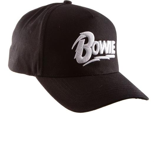 David Bowie: High Build Logo Curved Bill Cap