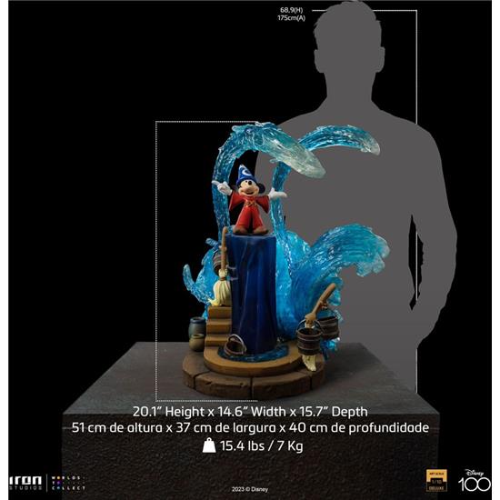 Disney: Mickey Fantasia Deluxe Art Scale Statue 1/10 51 cm
