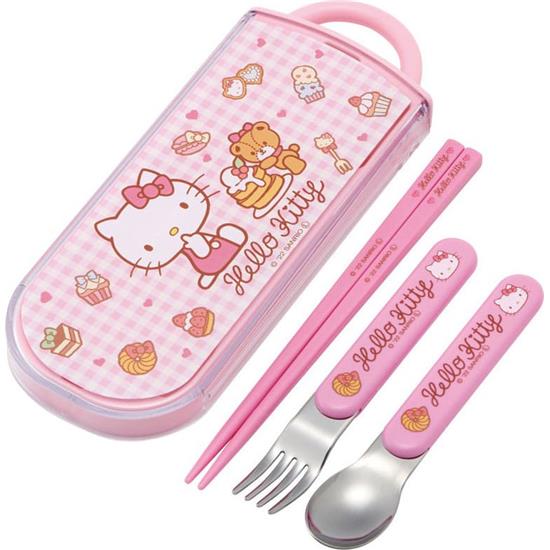 Hello Kitty: Sweety pink Chopsticks og bestilsæt