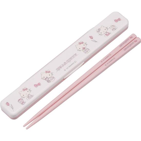 Hello Kitty: Kitty-chan Chopsticks med opbevaringskasse 18 cm