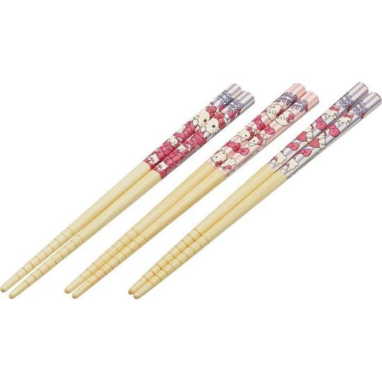 Hello Kitty: Hello Kitty Bamboo Chopsticks 3-pak
